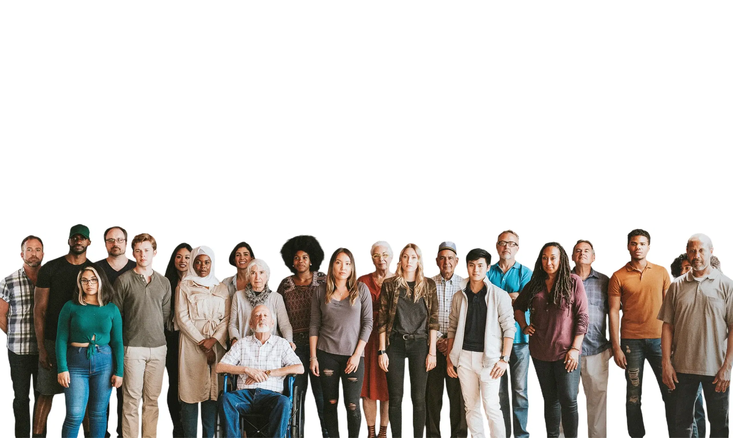 A panoramic view of professionals from every generation